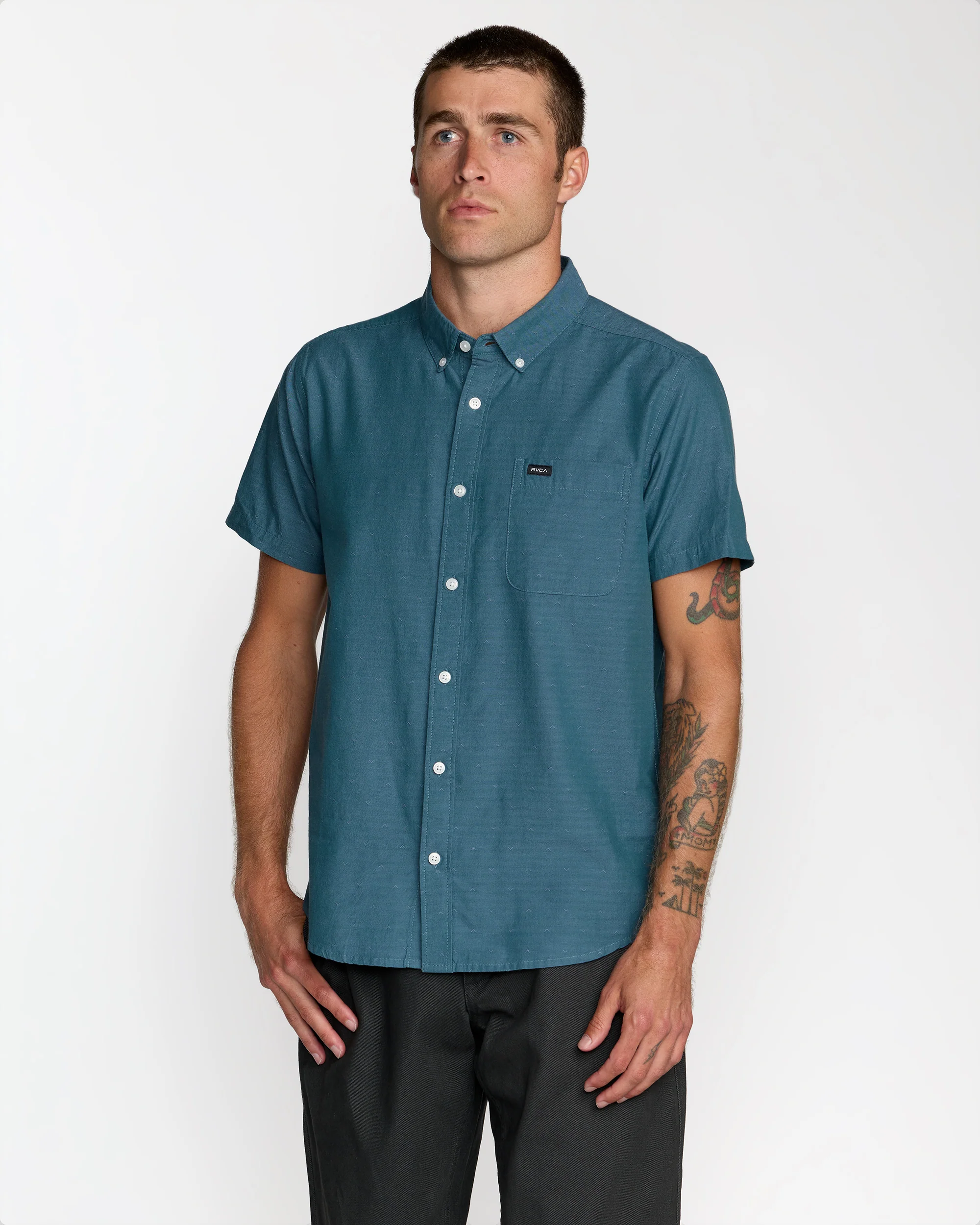 That'll Do Dobby Short Sleeve Shirt - Image 3