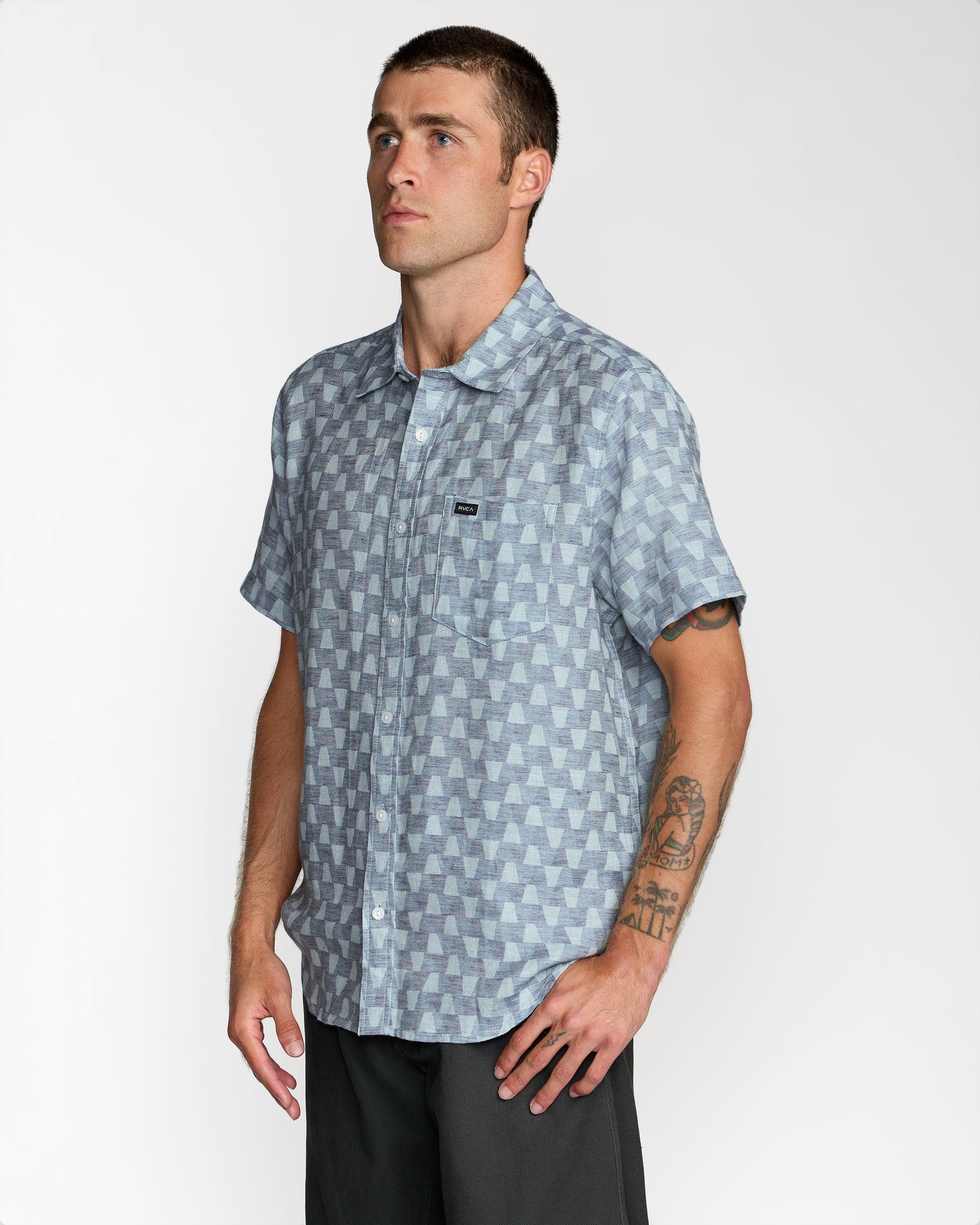 VA Monogram Short Sleeve Shirt - Image 3