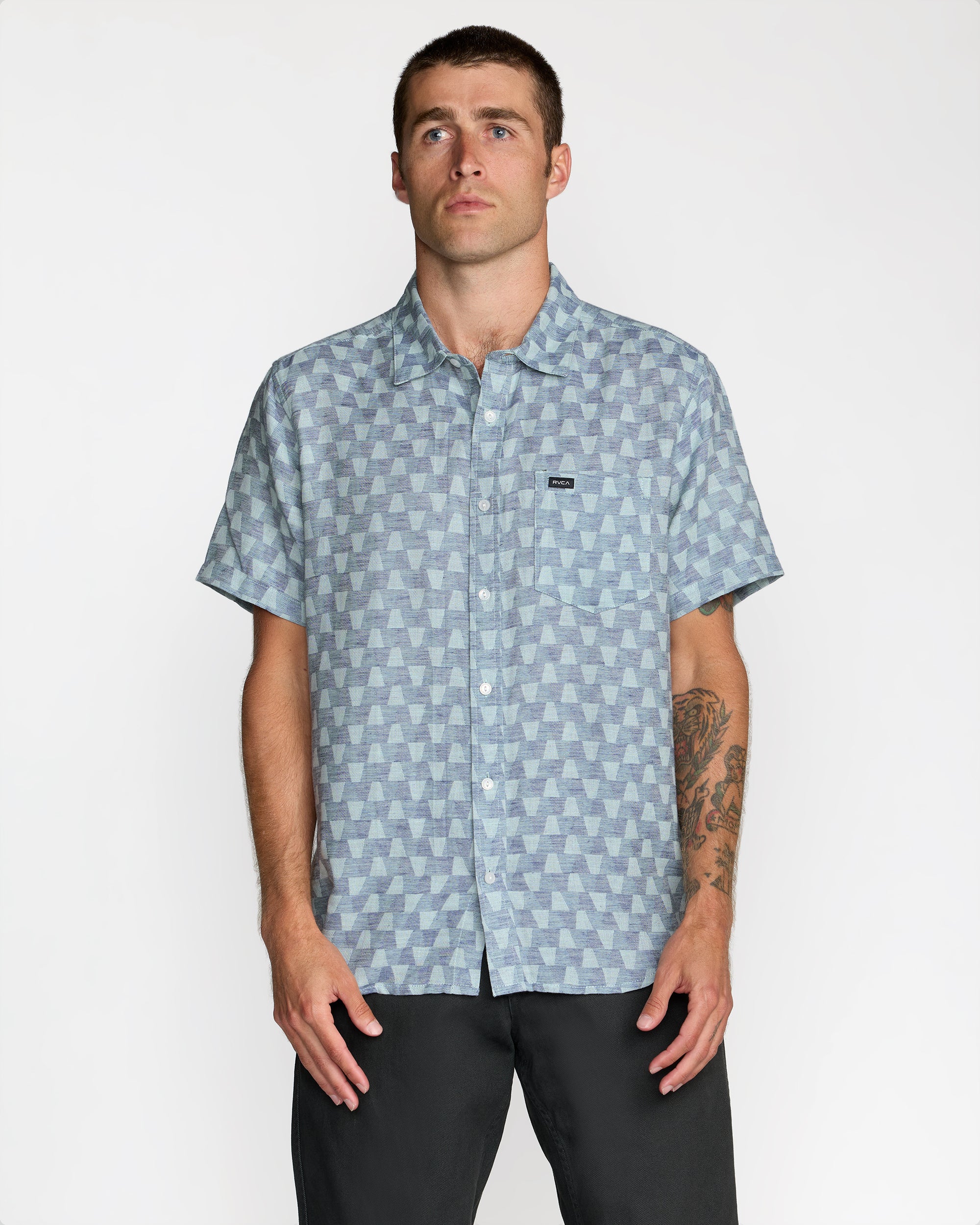 VA Monogram Short Sleeve Shirt - Image 6